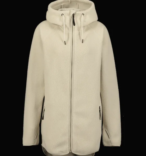 Tröjor & T-Shirts|Tröjor>Everest Outdoor W Pile Long Hood IVORY BEIGE