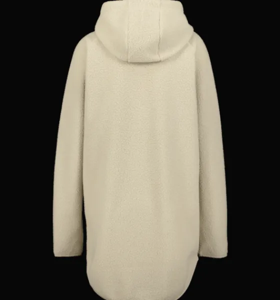 Tröjor & T-Shirts|Tröjor>Everest Outdoor W Pile Long Hood IVORY BEIGE