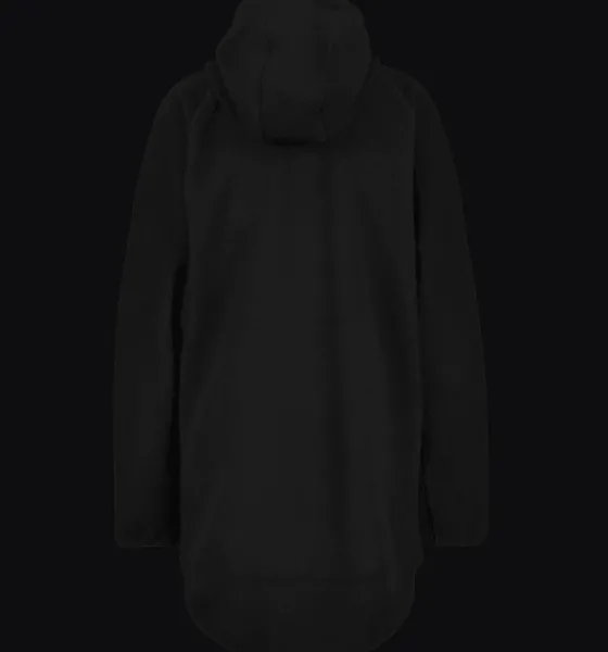 Tröjor & T-Shirts|Tröjor>Everest Outdoor W Pile Long Hood BLACK