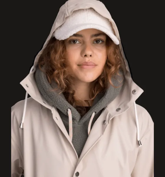 Regnjackor|Tunna jackor>Everest Outdoor W Rain Coat Long WHEAT