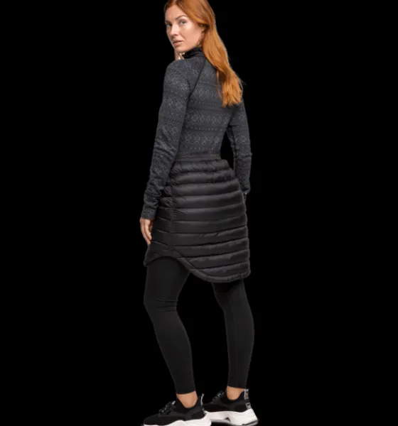 Skalbyxor|Regn- & skalbyxor>Everest Outdoor W Short Quilt Skirt BLACK