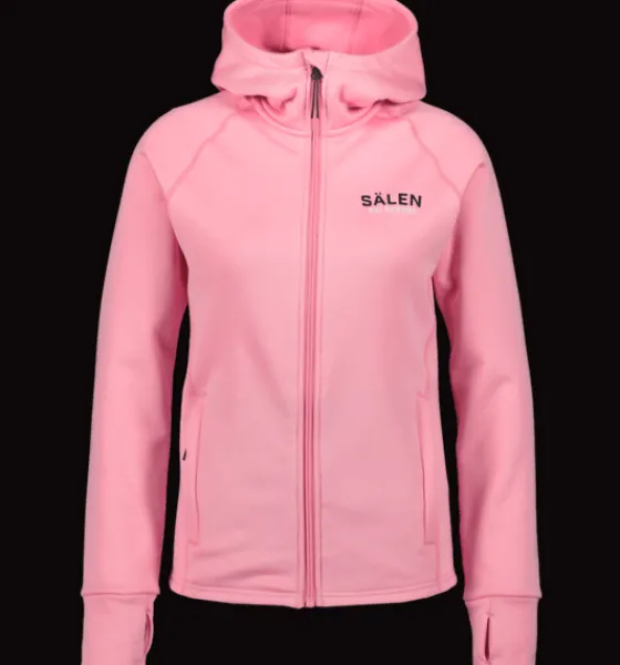 Tröjor & T-Shirts|Tröjor>Everest Outdoor W Stretch Hood Sälen PINK