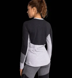 Underställ|Tröjor & T-Shirts>Everest Outdoor W Underwear Sht GREY MELANGE