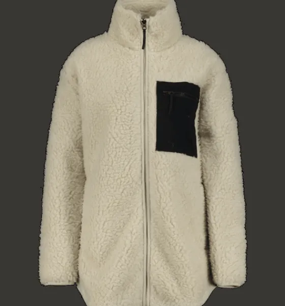 Tröjor & T-Shirts|Tröjor>Everest Outdoor W Urban Pile Shirt IVORY BEIGE