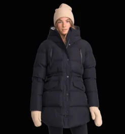 Varma jackor>Everest Outdoor W Warm Parka BLACK