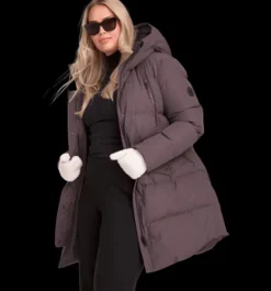 Varma jackor>Everest Outdoor W Warm Parka PLUM SLATE