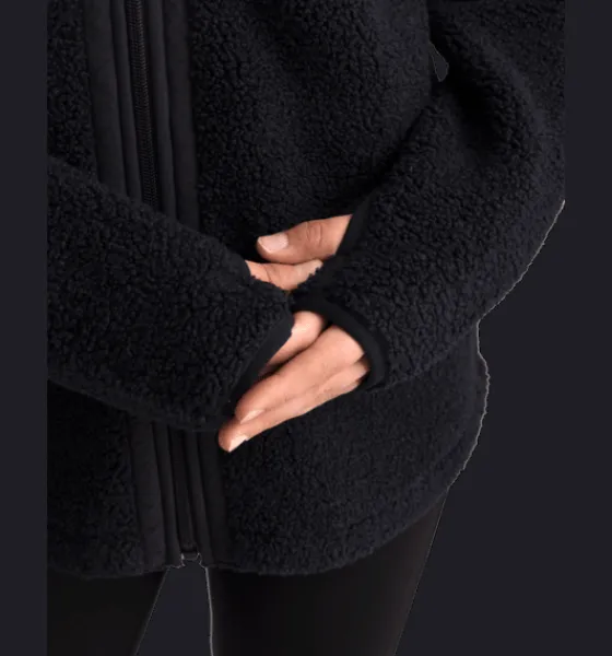 Tröjor & T-Shirts|Tröjor>Everest Outdoor W Wila Pile Shirt BLACK