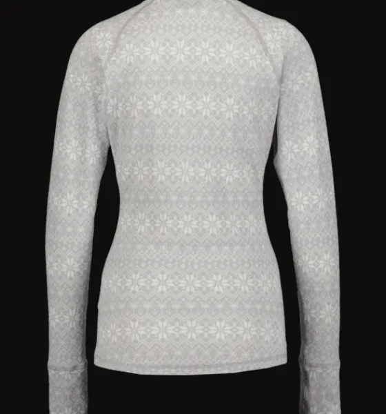 Tröjor & T-Shirts>Everest Outdoor W Wool Underwear Shirt 2 OFFWHITE PATTERN