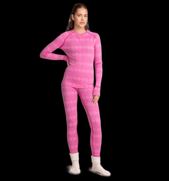 Tröjor & T-Shirts>Everest Outdoor W Wool Underwear Shirt 2 BRILLIANT PINK