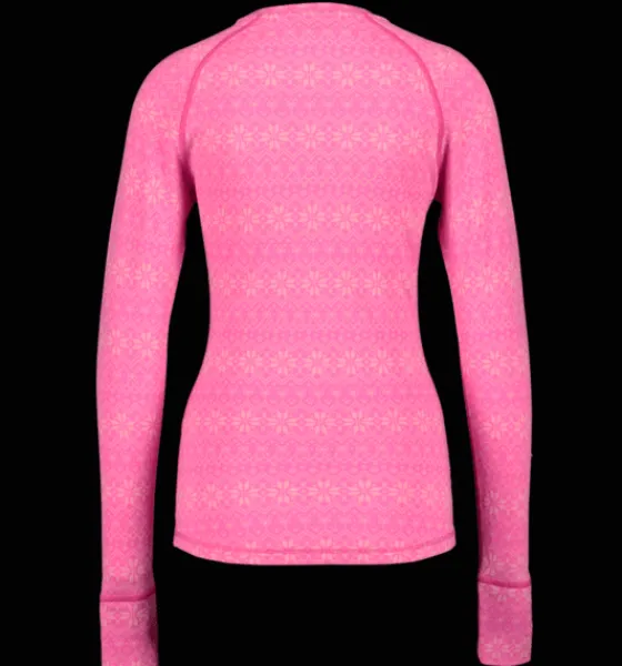 Tröjor & T-Shirts>Everest Outdoor W Wool Underwear Shirt 2 BRILLIANT PINK